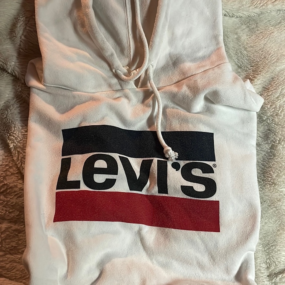 Levis Kids White Hoodie